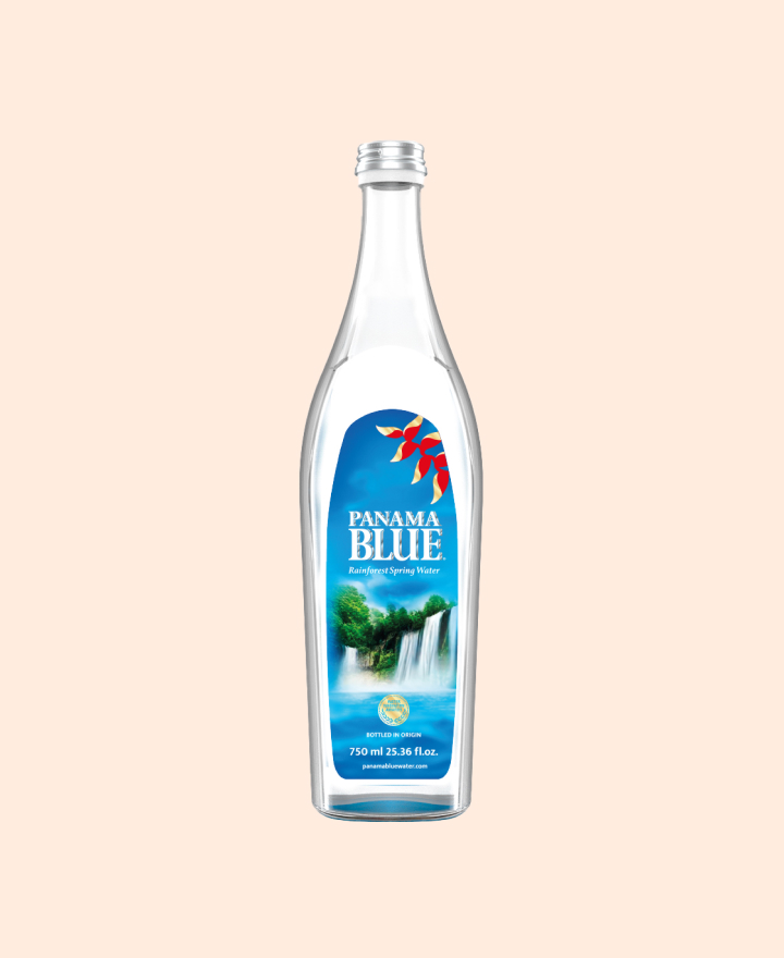CAJA PANAMA BLUE WATER 750 ML (12 BOTELLAS) VIDRIO