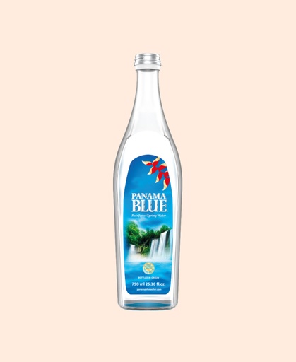 CAJA PANAMA BLUE WATER 750 ML (12 BOTELLAS) VIDRIO